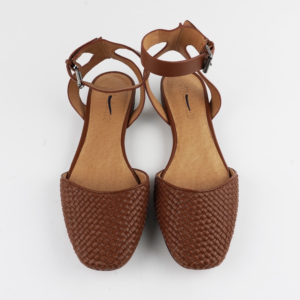 New MADEWELL The Marseilla Ankle-Strap Sandal in Dried Maple - Picture 4 of 6